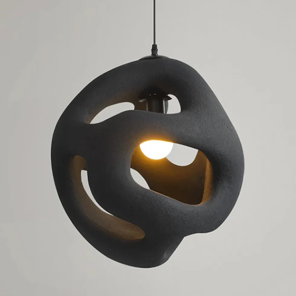 Black Statement Pendant Light For Bedroom Byers Metal Led Ip20