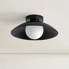 Black Flush Light For Bedroom Cairns Metal Ip20