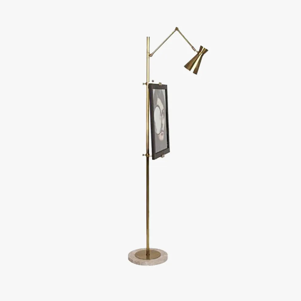 Floor Lamp For Study Room Carins Metal & Glass