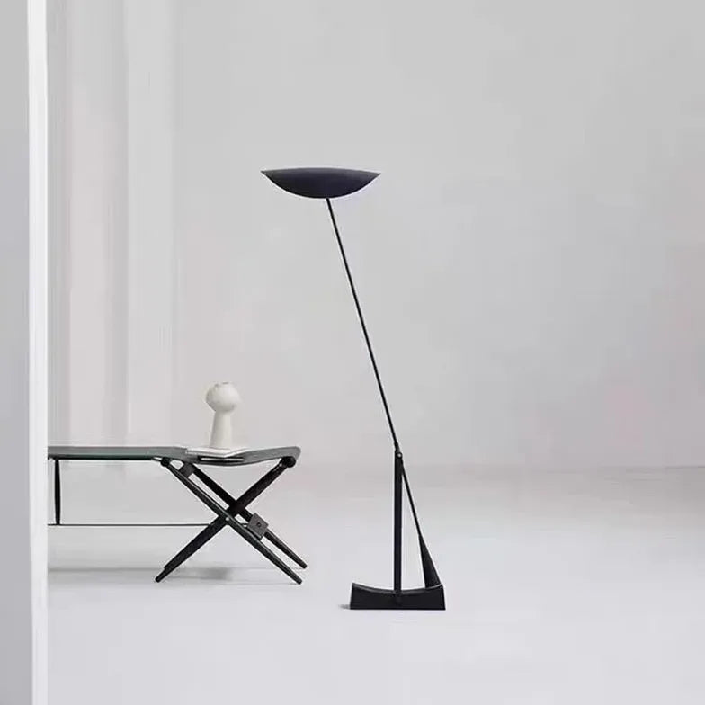 Black Floor Lamp For Living Room Linear Carins Metal & Iron Plug Ip20 Bi-pin