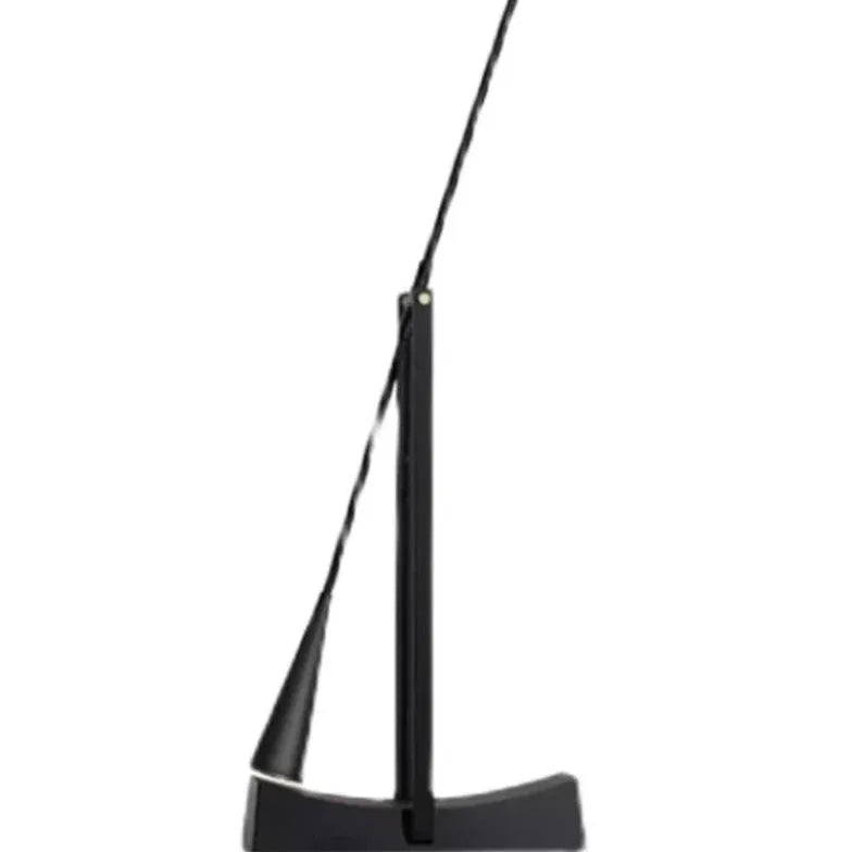 Black Floor Lamp For Living Room Linear Carins Metal & Iron Plug Ip20 Bi-pin