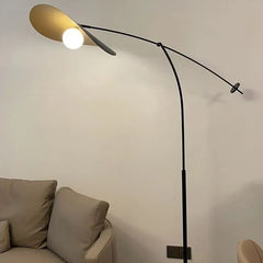 Black Floor Lamp For Living Room Linear Carins Metal Ip20