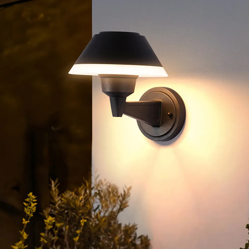 Black Outdoor Wall Light Carins Metal & Acrylic Outdoor Ip65 Led