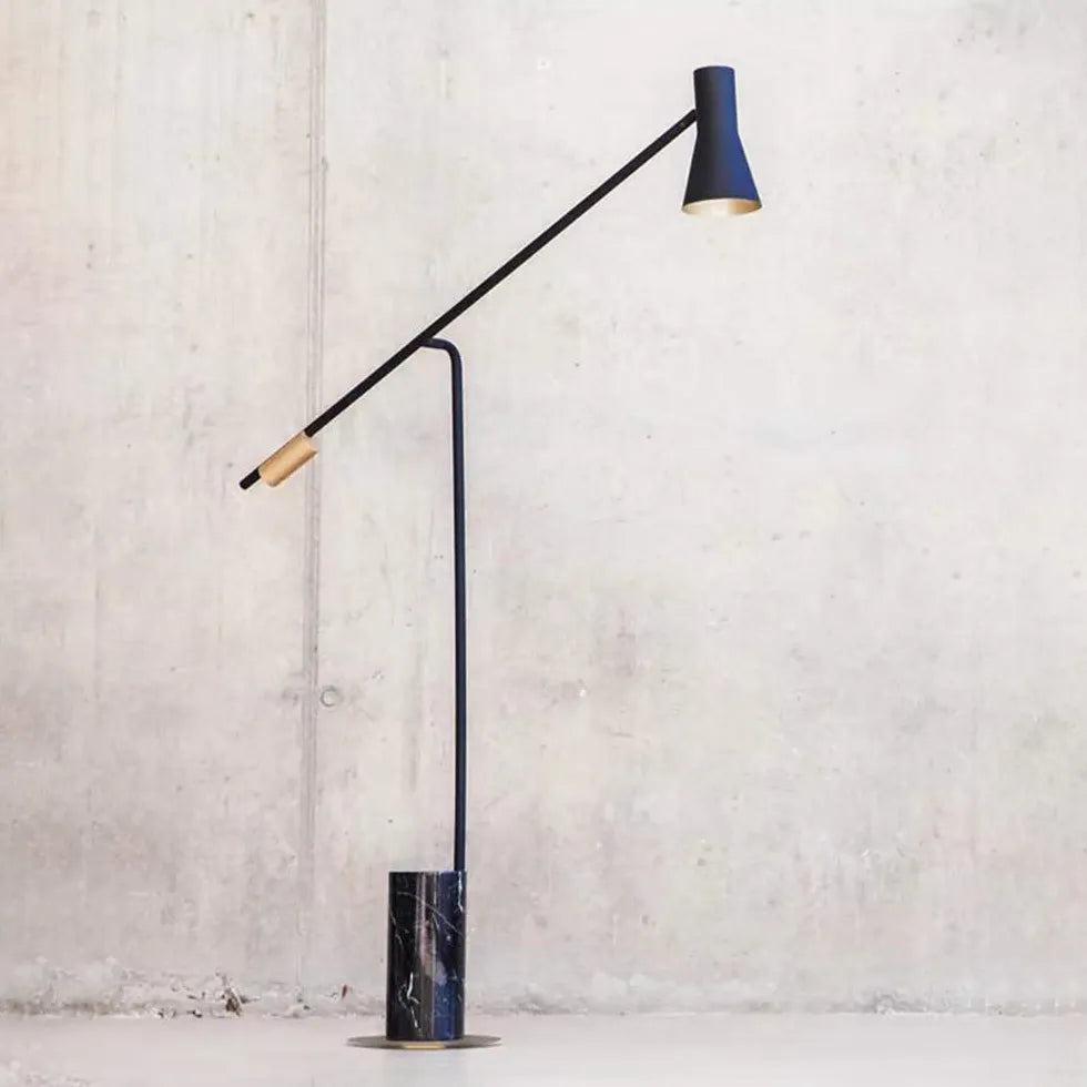 Black Floor Lamp For Bedroom Salgado Marble Led Plug