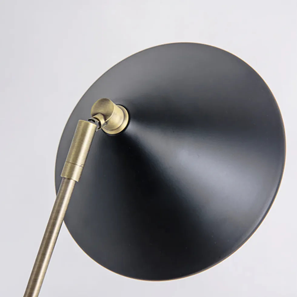 Black Floor Lamp For Study Room Carins Metal Plug Ip20 Led