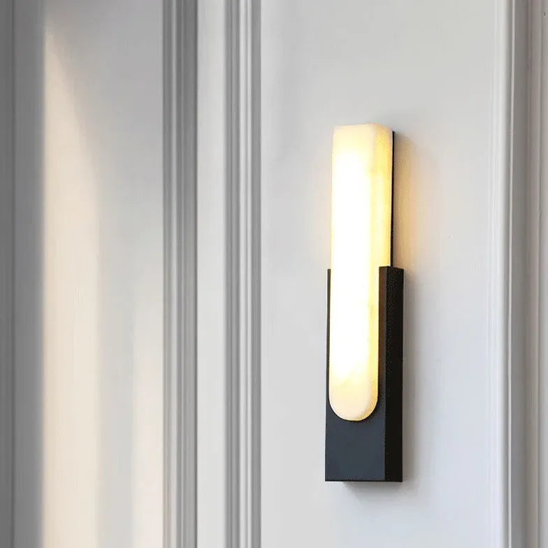 Flush Wall Light For Bathroom Rectangular Chan Metal Ip44