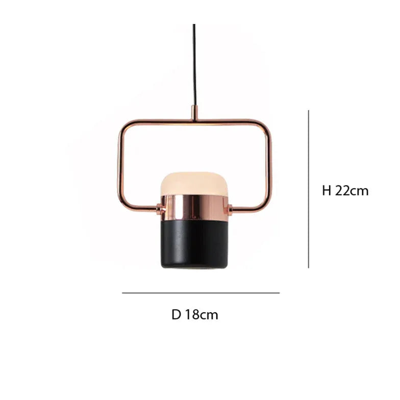 Hängelampe weiß rund modern skandinavisch Design