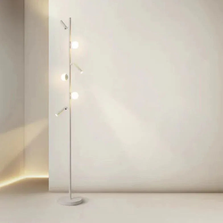 Floor Lamp For Bedroom Cooley Metal & Acrylic Ip20 Plug Led