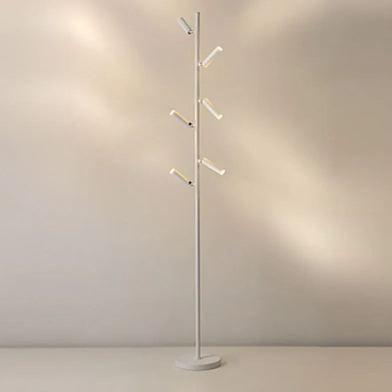 Floor Lamp For Bedroom Cooley Metal & Acrylic Ip20 Plug Led