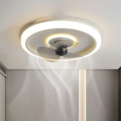 Ceiling Fan With Light For Bedroom Edge Metal Led