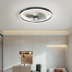 Ceiling Fan With Light For Bedroom Edge Metal Ip20 Dimmable