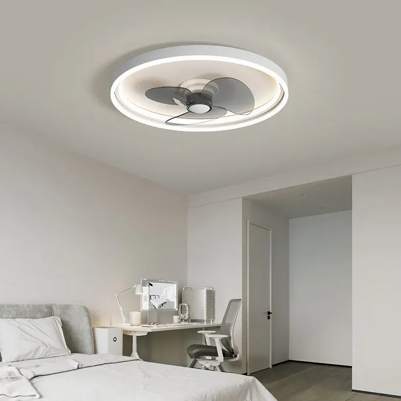 Ceiling Fan With Light For Bedroom Edge Metal Ip20 Dimmable