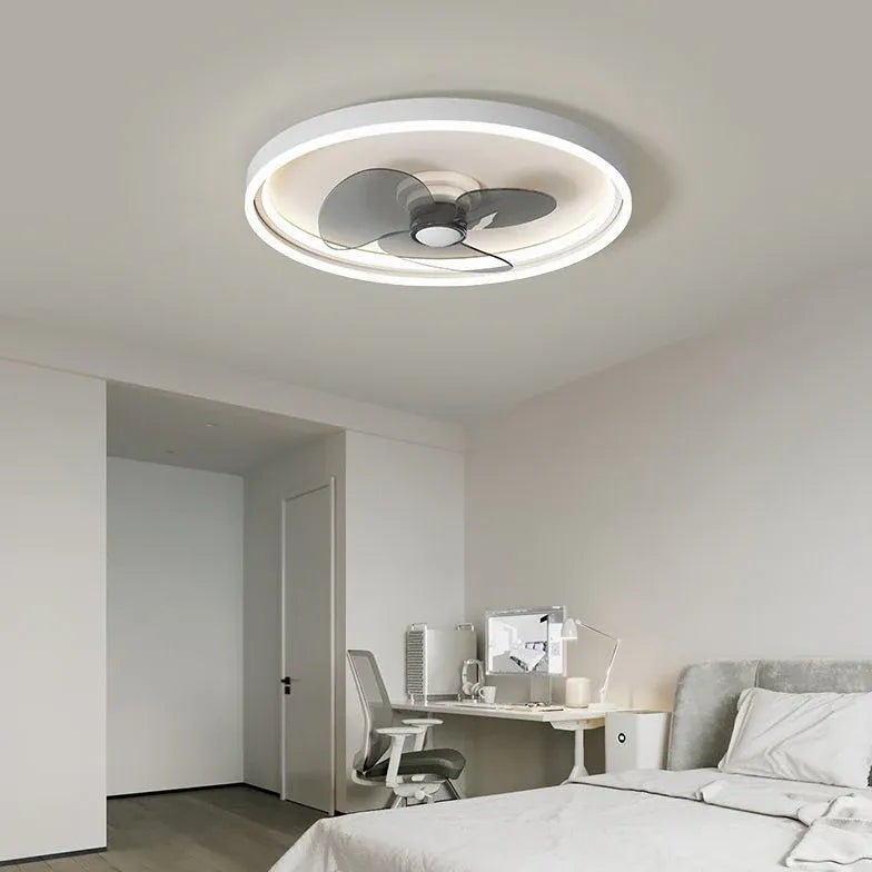 Ceiling Fan With Light For Bedroom Edge Metal Ip20 Dimmable