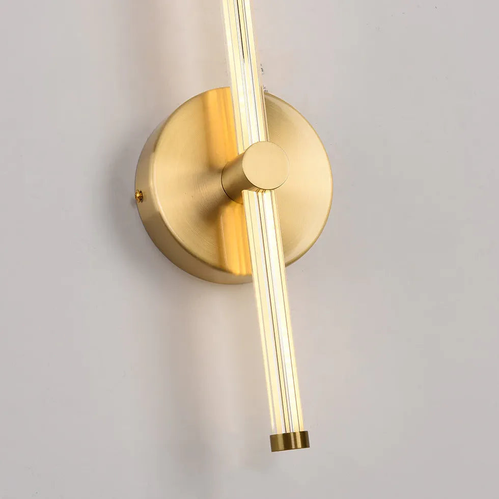 Flush Wall Light For Bedroom Edge Metal Led Warm White Ip20