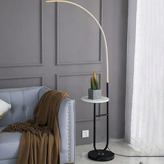 Black Floor Lamp For Bedroom Edge Stone Dimmable