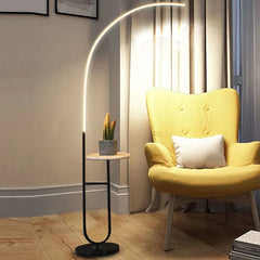 Black Floor Lamp For Bedroom Edge Stone Dimmable