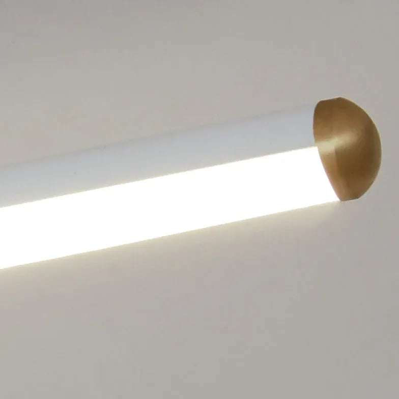 Black Flush Light For Bedroom Linear Edge Metal Ip20 Natural Light Led