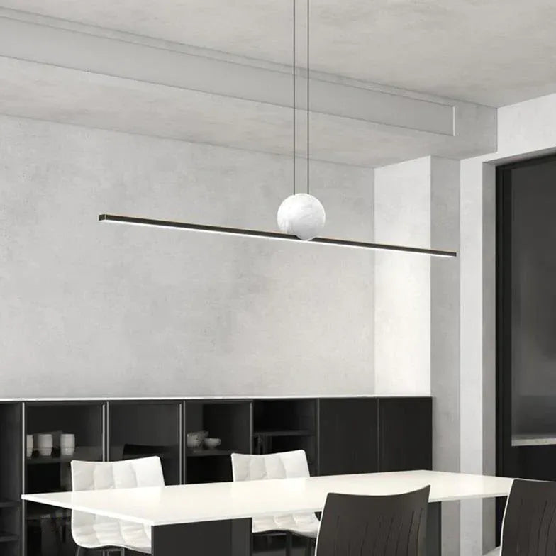 Bar Pendant Light For Kitchen Linear Edge Aluminium Led