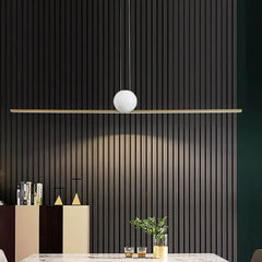 Bar Pendant Light For Kitchen Linear Edge Aluminium Led