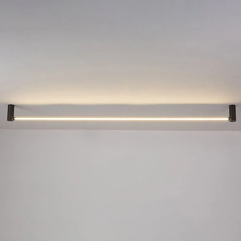 Flush Light For Kitchen Linear Edge Metal & Acrylic Ip20 Led