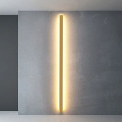 Black Flush Light For Bedroom Linear Edge Metal Led