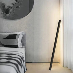 Black Floor Lamp For Bedroom Linear Edge Metal Led Strip Ip20 Plug