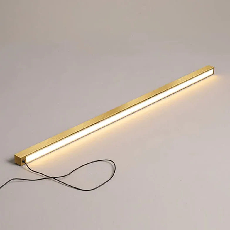 Black Floor Lamp For Bedroom Linear Edge Metal Led Strip Ip20 Plug