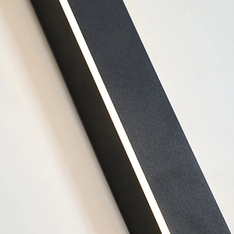 Outdoor Wall Light Linear Edge Acrylic Led Warm White Ip65