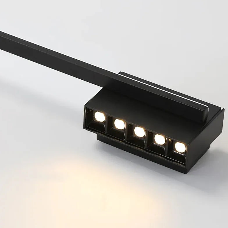 LED Wandleuchte Schwarz Modernes Design Schlicht Minimalistisch