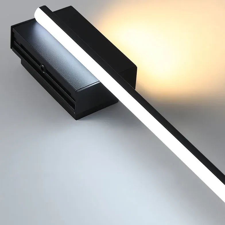 LED Wandleuchte Schwarz Modernes Design Schlicht Minimalistisch