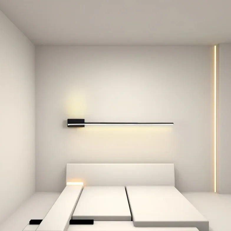 LED Wandleuchte Schwarz Modernes Design Schlicht Minimalistisch