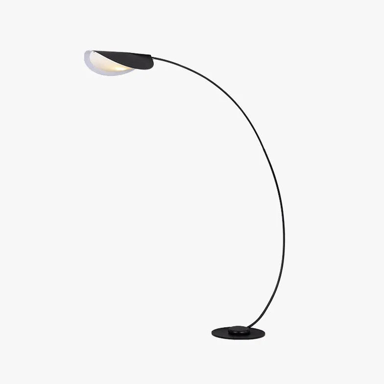 Black Floor Lamp For Study Room Metal Plug Led