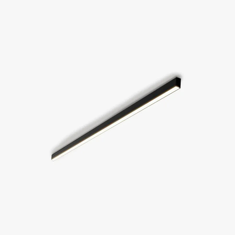 Black Batten Light For Kitchen Linear Edge Metal Dimmable Led Ip20