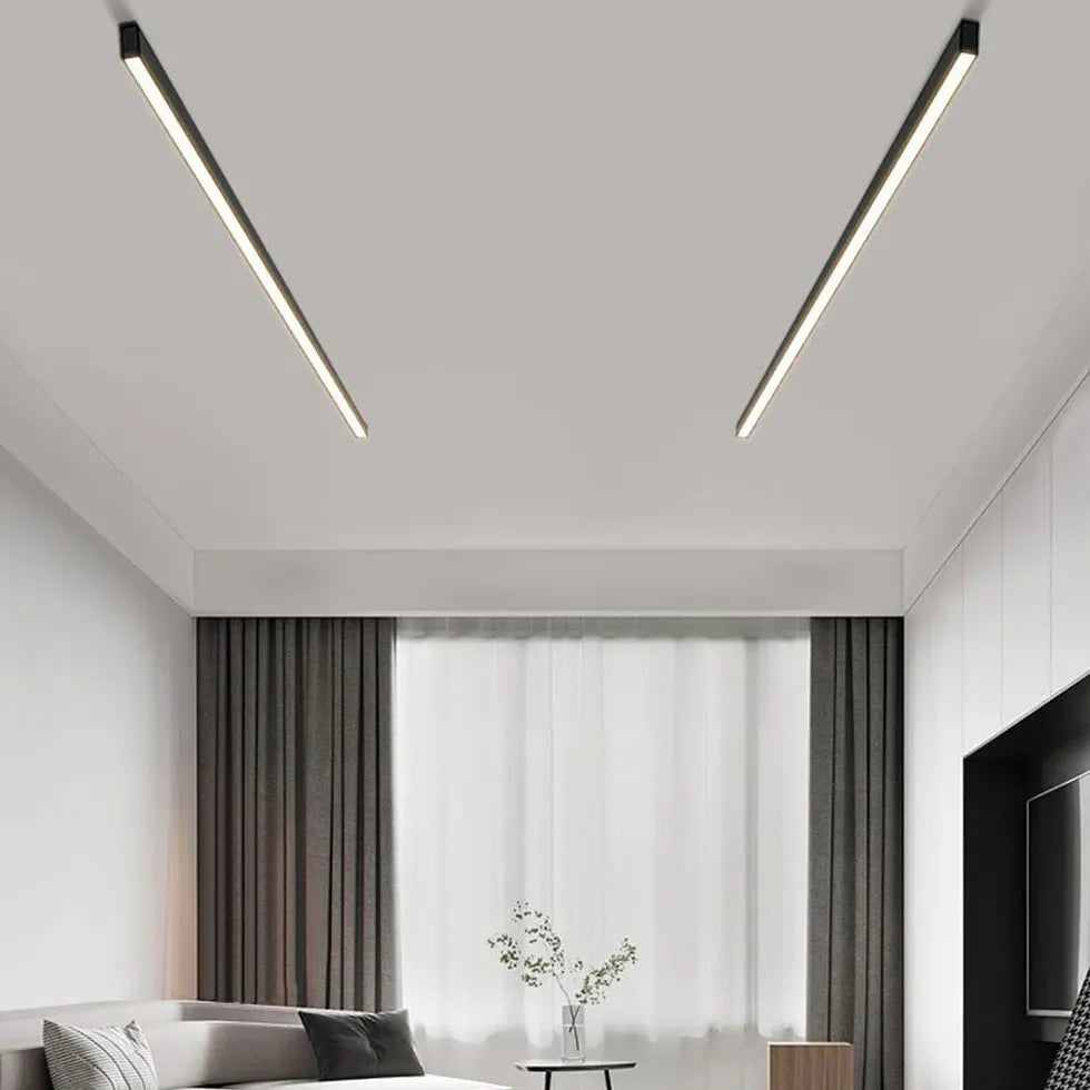 LED Streifen Deckenleuchte modern für Flur und Garderobe