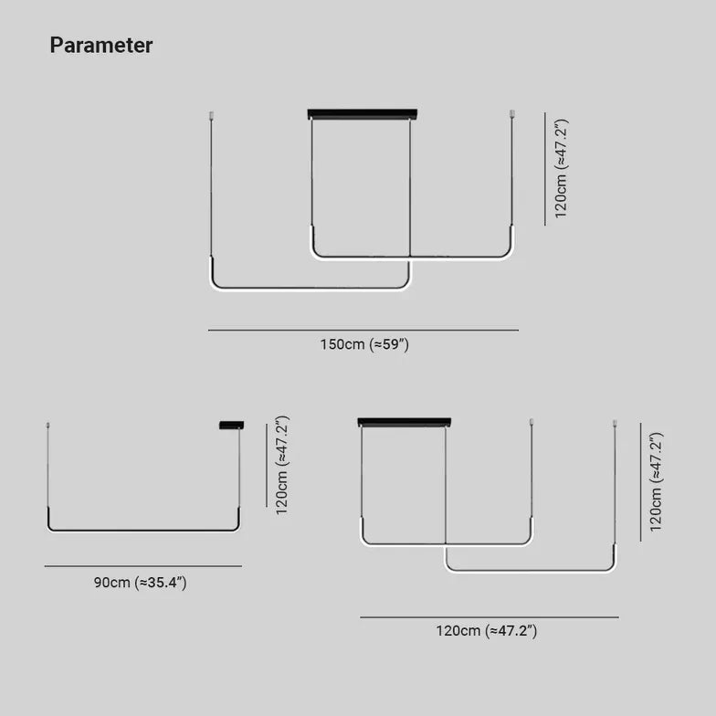 Pendelleuchte Büro LED nordisch minimalistisch modern