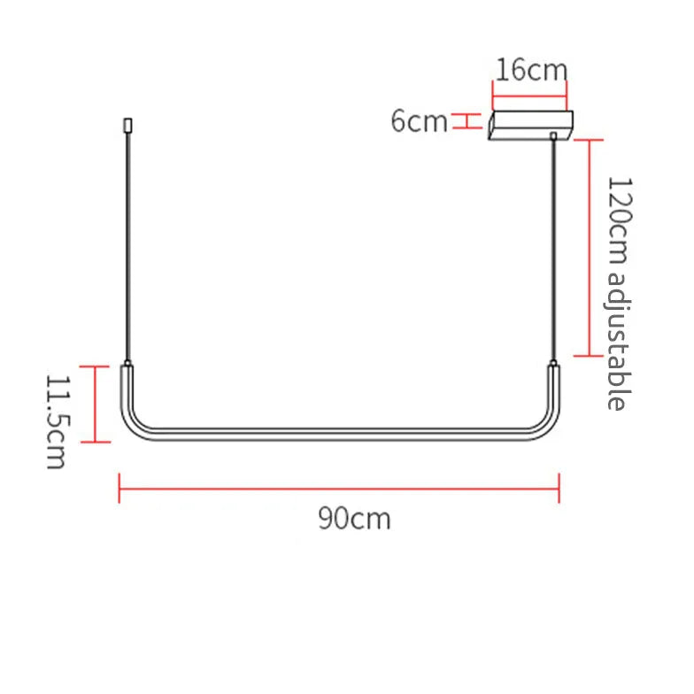 Pendelleuchte Büro LED nordisch minimalistisch modern