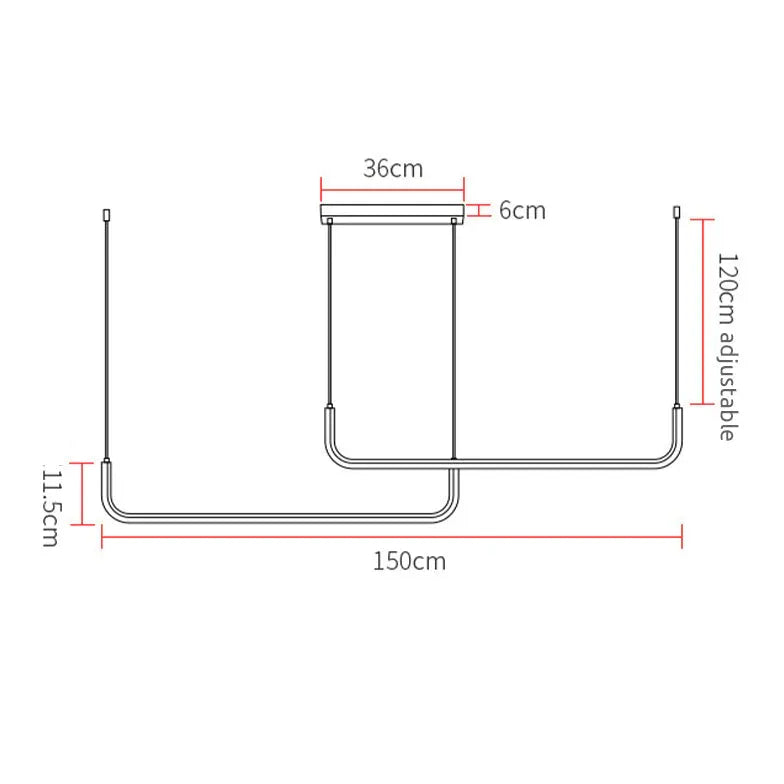 Pendelleuchte Büro LED nordisch minimalistisch modern