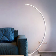 Black Floor Lamp For Dining Room Edge Metal Led Strip Ip20 Warm White