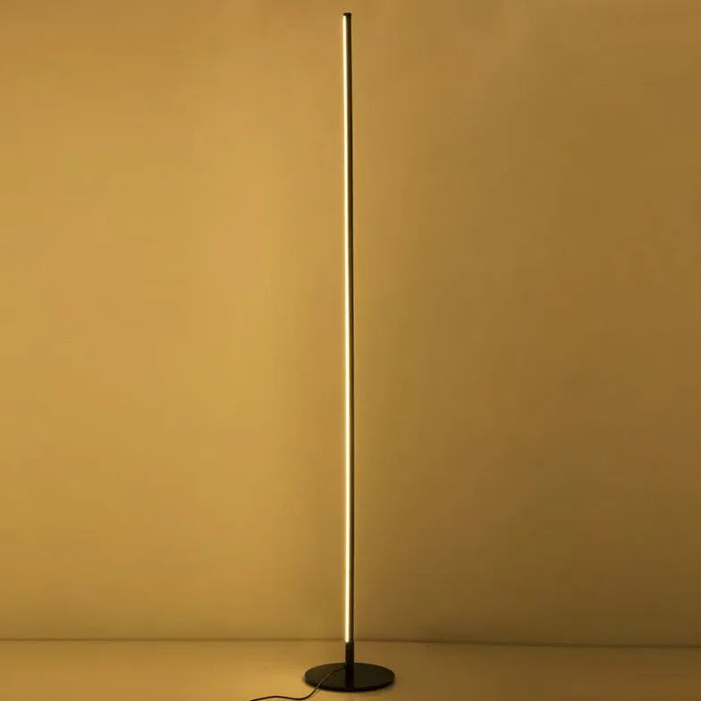 Floor Lamp For Bedroom Linear Edge Metal Led