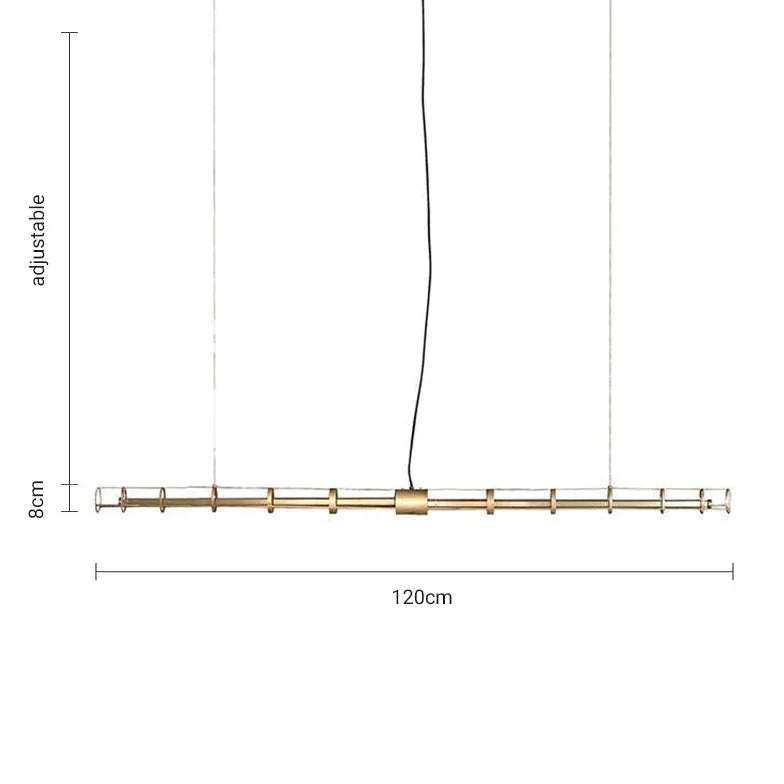 Pendelleuchte linear Esstisch nordisch minimalistisch Design