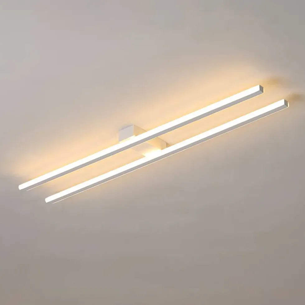 Flush Light For Bedroom Linear Modern Aluminum Led