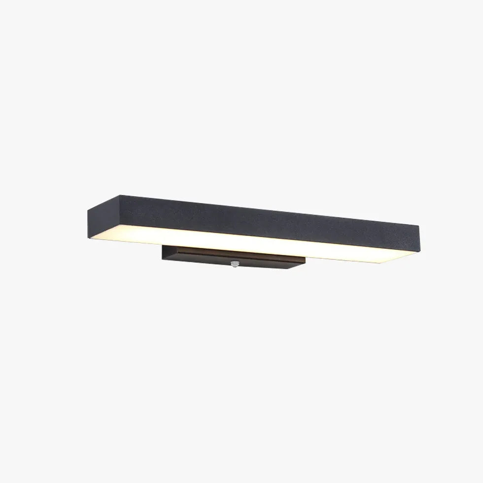 Black Outdoor Wall Light Edge Metal & Acrylic Outdoor Led Warm White