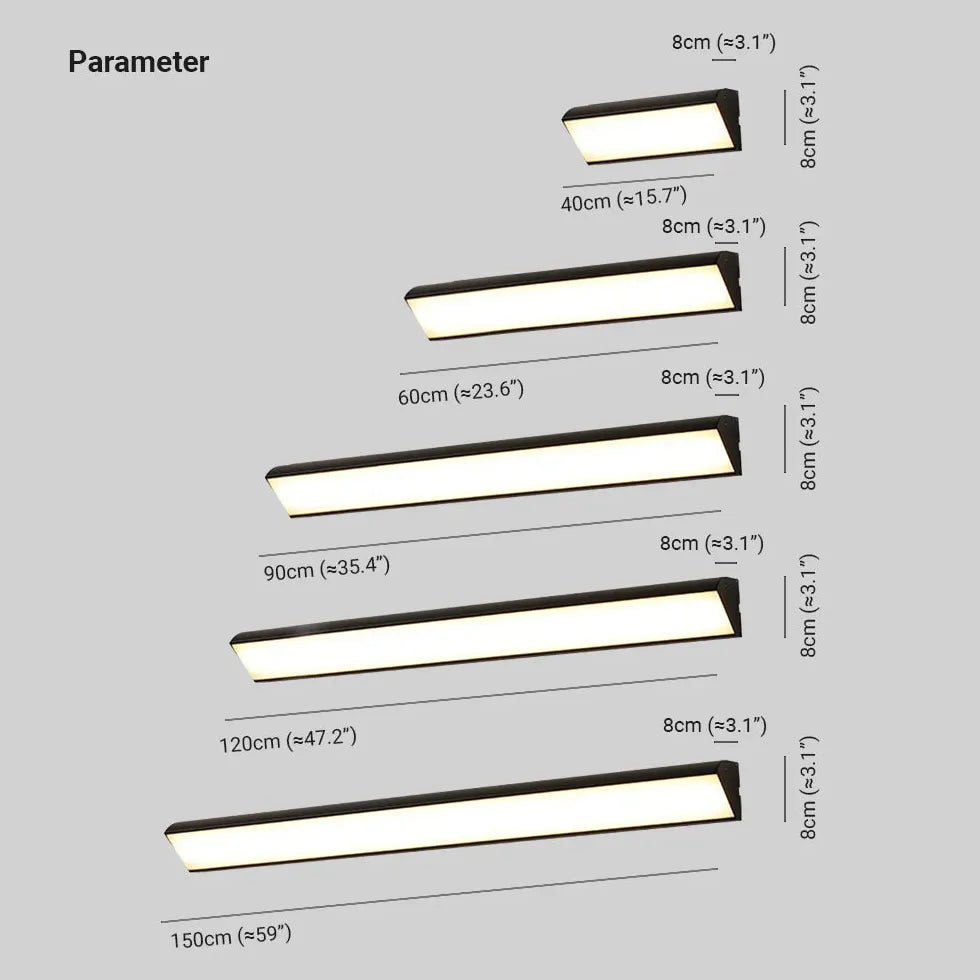 Outdoor Wall Light Edge Metal & Acrylic Led