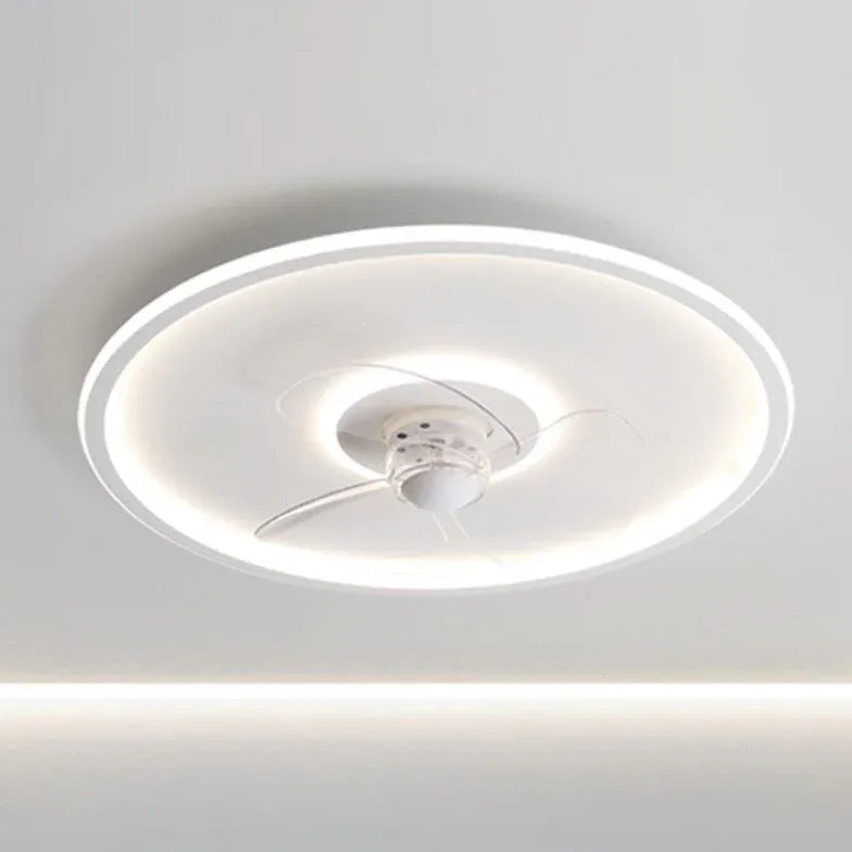 Ceiling Fan With Light For Bedroom Edge Metal Led