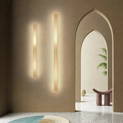 Flush Wall Light For Bedroom Edge Metal Warm White Led