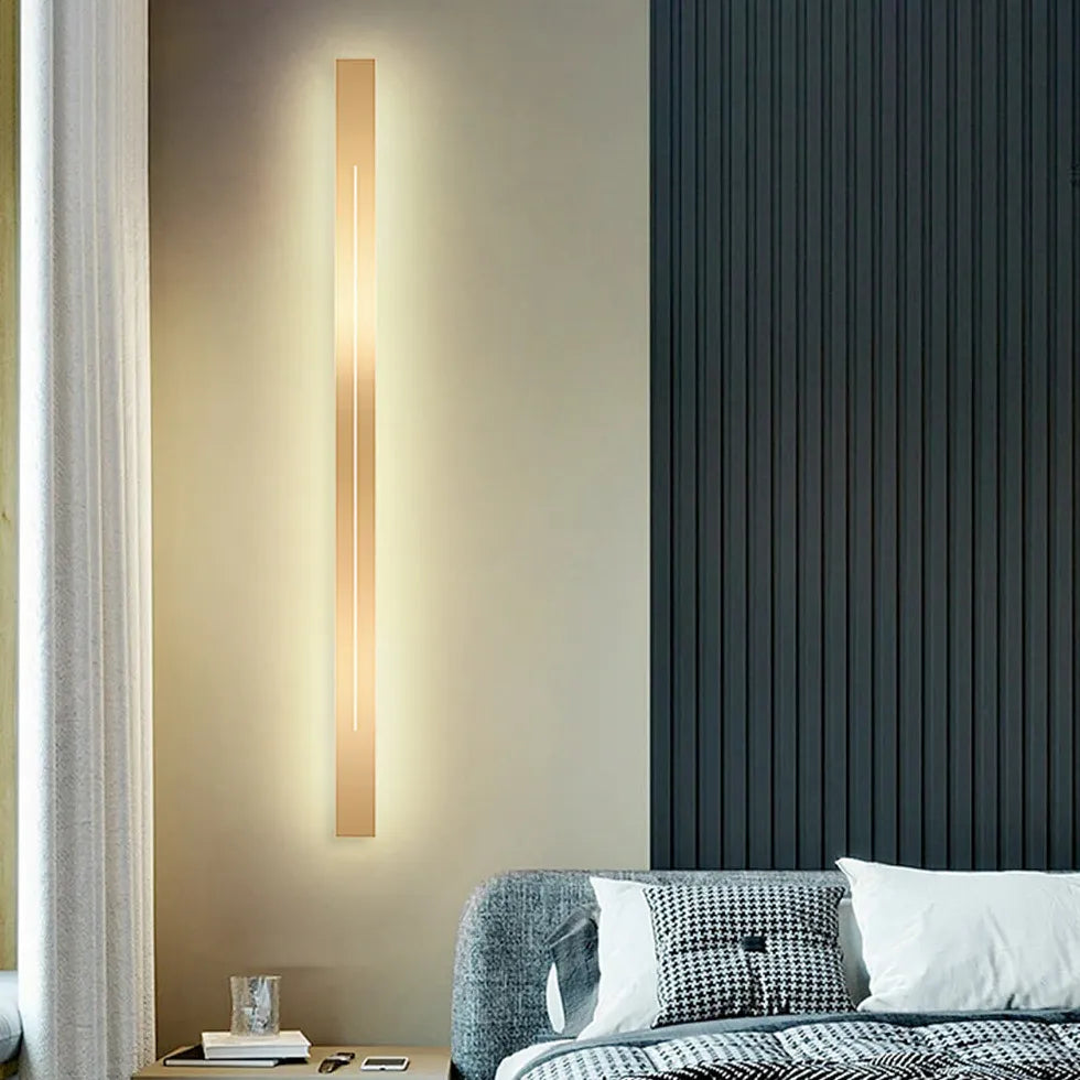 wandleuchte schwarz minimalistisch Elegante rechteckige moderne Lichtquelle