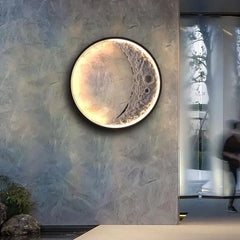 Elif Outdoor Wall Lamp Moon Modern, Led