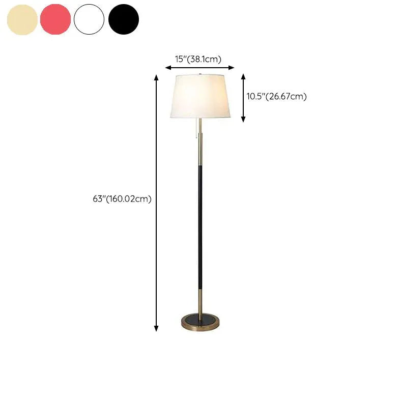 Floor Lamp For Bedroom Cylinder Eryn Metal Led Plug