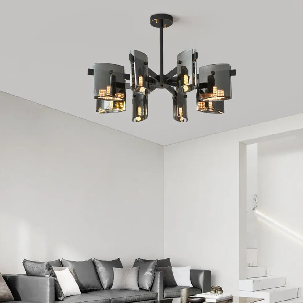 Moderne Pendelleuchte im italienischen Luxusdesign aus Vollkupfer