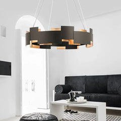 Black Pendant Light For Bedroom Evette Metal Led